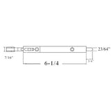 SECURY EUROPA REVERSING GEAR, TOP SHOOTBOLT - STAINLESS STEEL