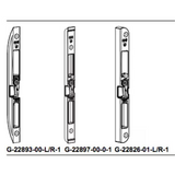 FERCOMATIC LATCH & DEADBOLT STRIKE, PROFILE NOTCHING, SQUARE ENDS, LEFT