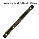 FERCOMATIC LATCH & DEADBOLT STRIKE, PROFILE NOTCHING, SQUARE ENDS, LEFT