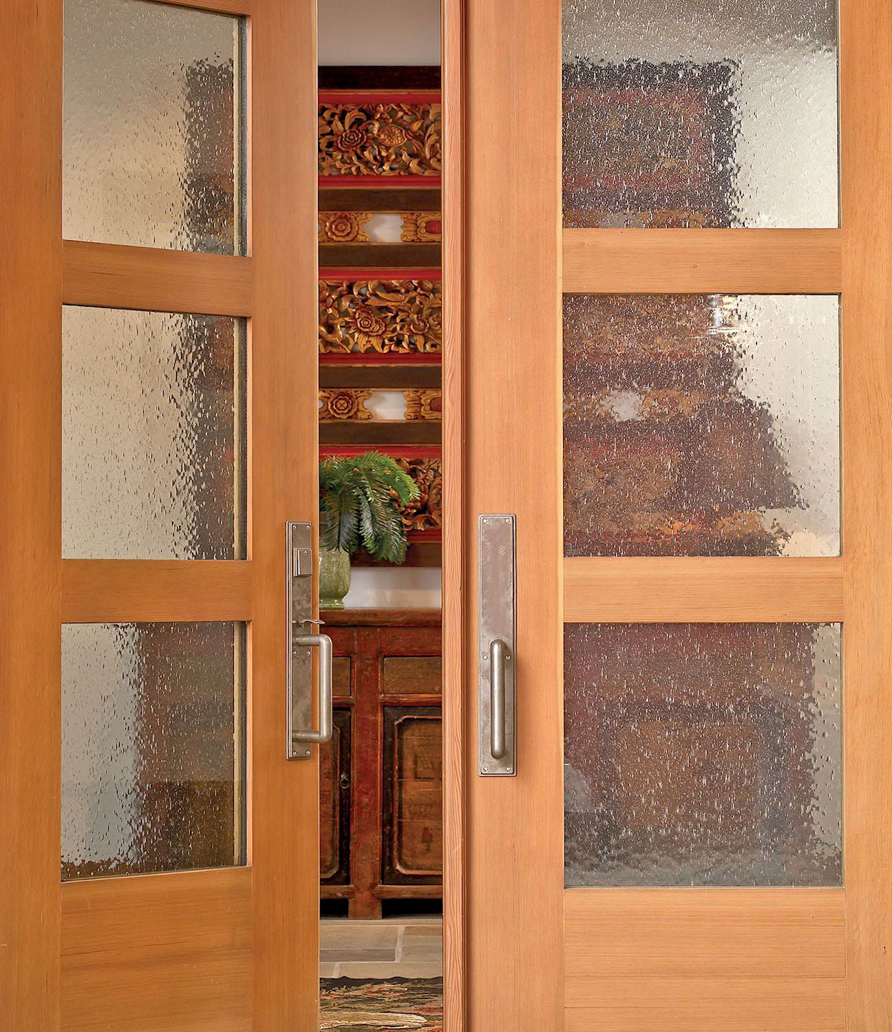 Rocky Mountain Stepped Entry Set – 2 3/4″ x 20″ - 2 1/2" x 8" Interior Escutcheon