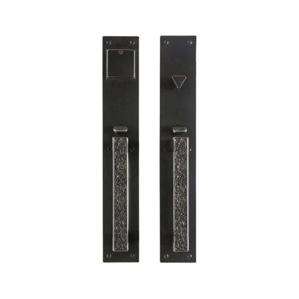 Rocky Mountain Trousdale Entry Set – 3″ x 18″ - 3" x 10" Interior Trousdale Escutcheon