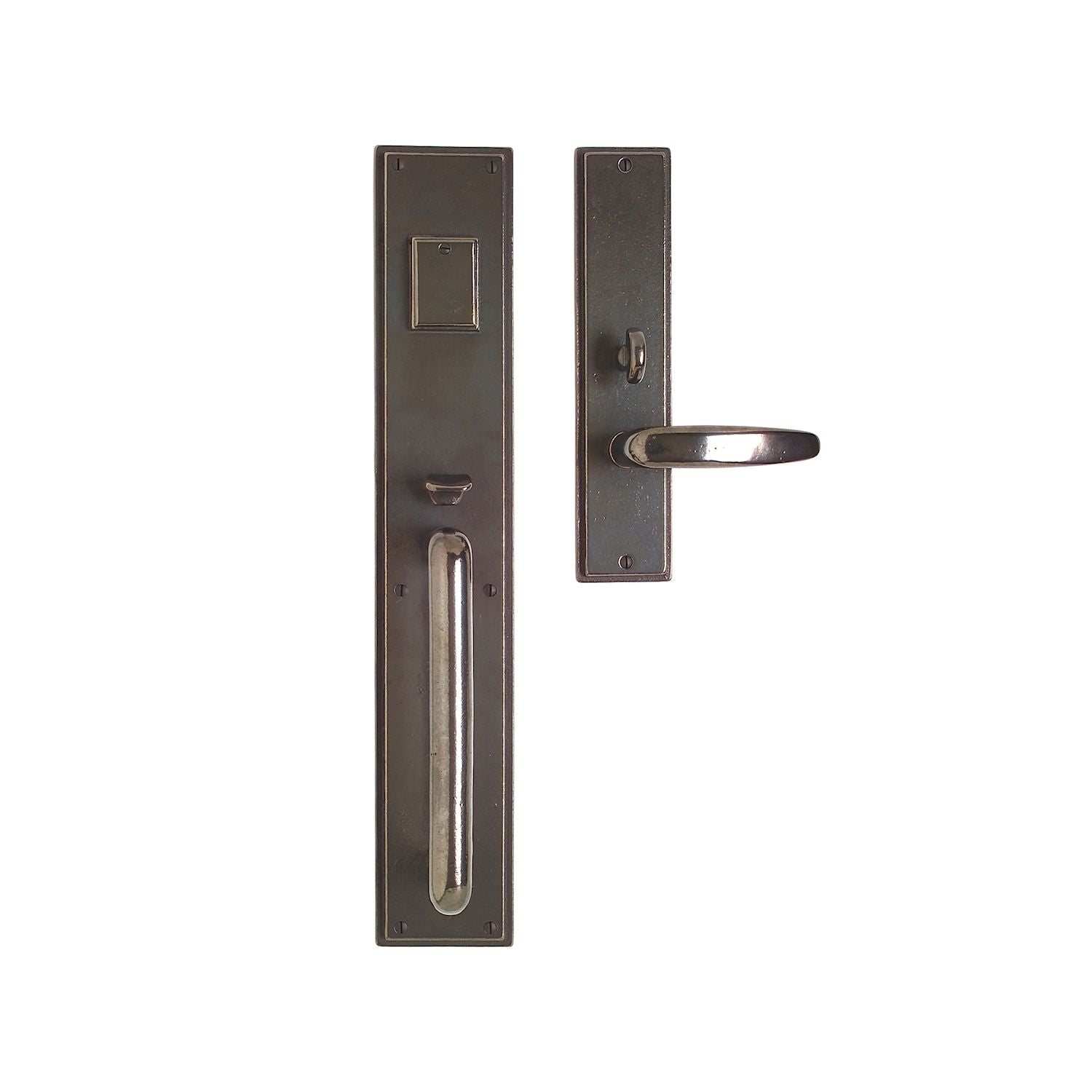 Rocky Mountain Stepped Entry Set – 3 1/2″ x 20″ 3 1/2" x 20" - 3 1/2" x 20" Interior Escutcheon