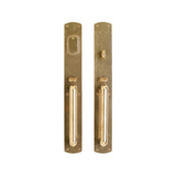 Rocky Mountain Curved Entry Set – 2 3/4″ x 20″ - 2 1/2" X 13" Interior Metro Eschutcheon