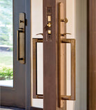 Rocky Mountain Curved Entry Set – 3 1/2″ x 26″ - 2 1/2" x 8" Interior Curved Escutcheon