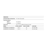 Cal-Royal Narrow Stile Rim Exit Device - GLS9800