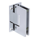 HSHDL037LCP Rockwell Heavy Duty Square Corner Shower Hinge, Full Back Plate In Polished Chrome Finish