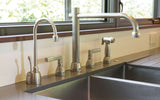 Kitchen Deck Mount Faucet with Straight Spout