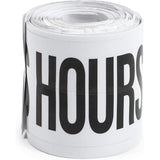 Cal-Royal TDUW8 These Doors to Remain Unlocked During Business Hours Sign White on Black