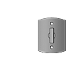Rocky Mountain Convex Dead Bolt 2 1/2" x 3 1/4"