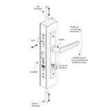 Induro® 4-Point Active Multipoint Lock – 50mm Backset, Long Throw
