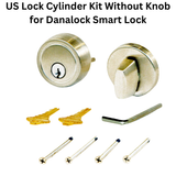 GU/Ferco US Lock Cylinder Kit Without Knob for Danalock Smart Lock - K-C0370-DO-0