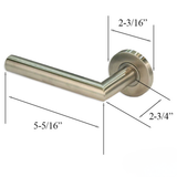 G-U / Ferco Belcanto Handle Set for Multipoint Locks, Stainless Steel