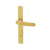 G-U ALLEGRO HANDLE & 30MM PLATE, ACTIVE, KEY & THUMBTURN (HANDLE ABOVE CYLINDER) CHOOSE COLOR