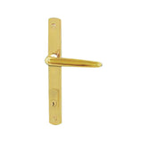 G-U TORINO HANDLE & 30MM PLATE, ACTIVE, KEY & THUMBTURN (HANDLE ABOVE CYLINDER) CHOOSE COLOR