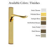 G-U VENICE HANDLE & 30MM PLATE, DUMMY, NO KEY, NO THUMBTURN (HANDLES DO NOT MOVE) CHOOSE COLOR