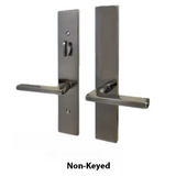 G-U ROMA HANDLE WITH 55 MM PLATE, INACTIVE WITH THUMBTURN, SOLID BRASS - CHOOSE COLOR