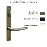 G-U TORINO HANDLE & 30MM PLATE, ZAMAC, INACTIVE, THUMBTURN ONLY (HANDLES DO MOVE) CHOOSE COLOR