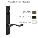 G-U VENICE HANDLE & 30MM PLATE, ZAMAC, INACTIVE, THUMBTURN ONLY (HANDLES DO MOVE) CHOOSE COLOR