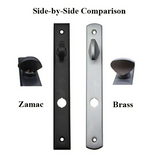 G-U VENICE HANDLE & 45MM PLATE, DUMMY, NO KEY, NO THUMBTURN (HANDLES DO NOT MOVE) CHOOSE COLOR