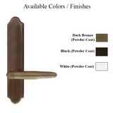 G-U TORINO HANDLE & 45MM PLATE, DUMMY, NO KEY, NO THUMBTURN (HANDLES DO NOT MOVE) CHOOSE COLOR