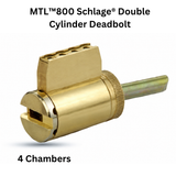 Mul-T-Lock MTL™800 (MT5+) Schlage® Double Cylinder Deadbolt with 4 Chambers Thin Door (2 cylinders)