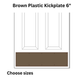Brass Accents Brown Plastic Kickplate 6