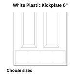 Brass Accents White Plastic Kickplate 6