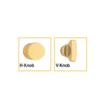 HOPPE 35.5/35.5mm Euro Profile Key/V-Knob Cylinder, Satin Nickel/Pure White – 2" Door – 3732291
