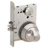 Schlage Commercial L9082P SK1 630 Institution Mortise Lock, Anti-Ligature Knob