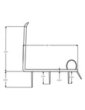 Endura L-Shaped Screw-On Door Bottom