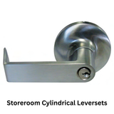 GENERAL LOCK Grade 1 Door Lock, Storeroom, Clutched, Satin Chrome,2-3/4" Backset