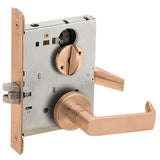 Schlage L9040 06A OS-OCC Privacy Mortise Lock with VACANT/OCCUPIED Indicator, 06 Lever, A Rose