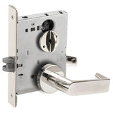 Schlage L9040 06A OS-OCC Privacy Mortise Lock with VACANT/OCCUPIED Indicator, 06 Lever, A Rose