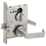 Schlage L9044 06A Privacy with Coin Turn Outside Mortise Lock, 06 Lever, A Rose