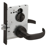 Schlage L9040 17A Privacy Mortise Lock, 17 Lever, A Rose