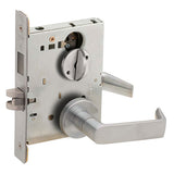 Schlage L9440 06A Privacy with Deadbolt Mortise Lock, 06 Lever, A Rose