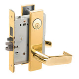 Schlage L9453P 06L Entrance Mortise Lock with Deadbolt, 06 Lever, L Escutcheon