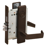 Schlage L9453P 06L Entrance Mortise Lock with Deadbolt, 06 Lever, L Escutcheon