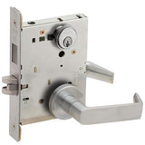 Schlage L9456P 06A Corridor Mortise Lock with Deadbolt, 06 Lever, A Rose