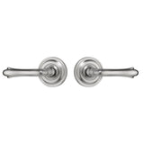 LBM1510US15 Rockwell Sapphire Multipoint Lock Bourne Lever Trim Set in Brushed Nickel Finish