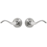 LCM1510US15 Rockwell Sapphire Multipoint Lock Classic Wave Lever Trim Set in Brushed Nickel Finish