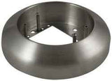 LCN 8310-3852WS 6" Round Wall and Surface Mount Wireless Actuator with Handicap Symbol and Push To Open Text, Surface Mount Box, and Receiver