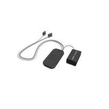 LCN 8310-3852WS 6" Round Wall and Surface Mount Wireless Actuator with Handicap Symbol and Push To Open Text, Surface Mount Box, and Receiver