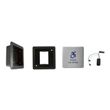 LCN 8310-3853TWF 4-3/4" Square Flush Mount Actuator with Box and Receiver