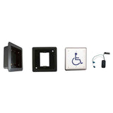LCN 8310-3853WF 4-3/4" x 4-3/4" Square, Wireless Wall and Flush Mount Actuator with Handicap Symbol