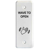 LCN 8310-813JWH Touchless Actuator, White Jamb Surface Mount, Hand Wave Icon and Text