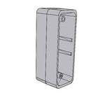 LCN 8310-819S 1-1/2" x 4-3/4" Rectangle Rugged Plastic Jamb and Surface Mount Actuator Box