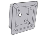 LCN 8310-867F 4-3/4" Square Plastic Flush-Mounted Actuator Box