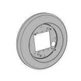LCN 8310-876 6" Round Stainless Steel Tapered Escutcheon