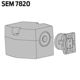 LCN SEM7820 Series, heavy duty, electrically Controlled Door Holding Magnets - Powder coat Finish